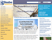 Tablet Screenshot of beebehealthcare.org